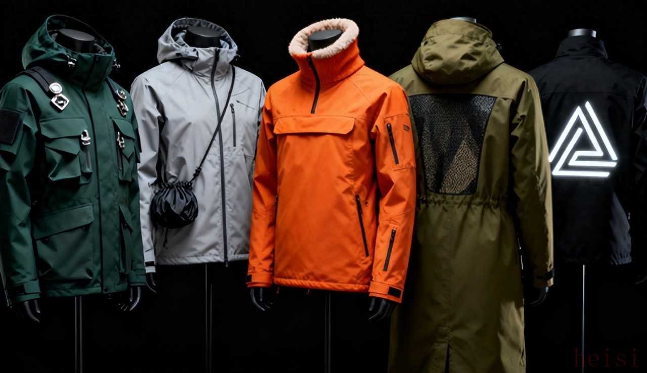 Range of waterproof outdoor jackets